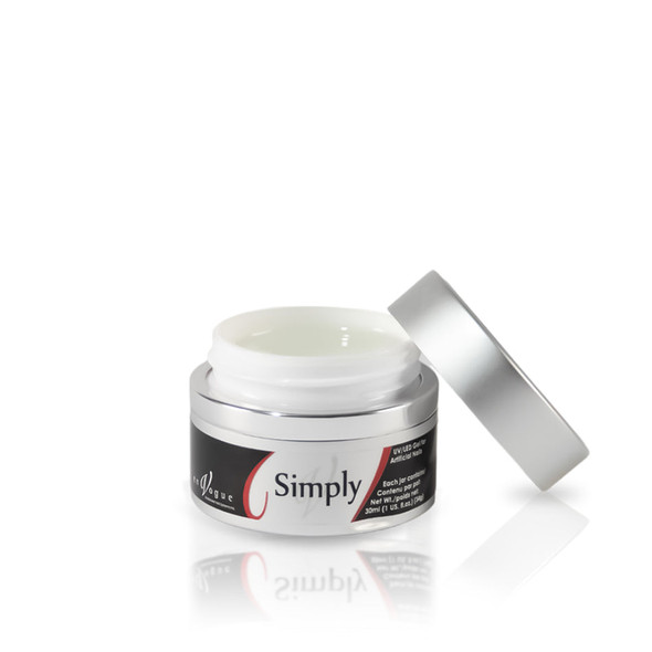 Simply SMOOTH CLEAR Builder UV/LED Gel 30ml (One Component Self-Leveling Gel)