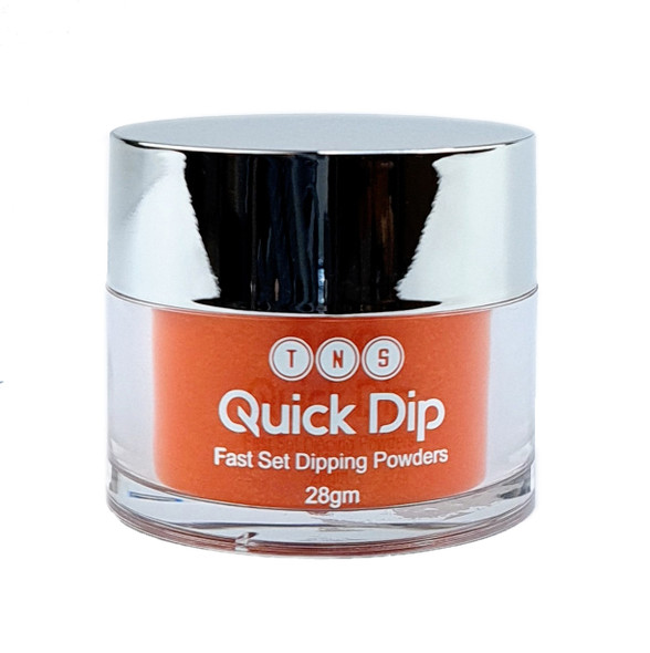 TNS Quick Dip Fast Setting Coloured Powder 28gm - Bright Red Shimmer QD030