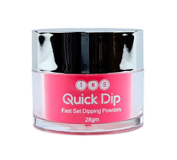 TNS Quick Dip Fast Setting Coloured Powder 28gm - Neon Pink Shimmer QD034