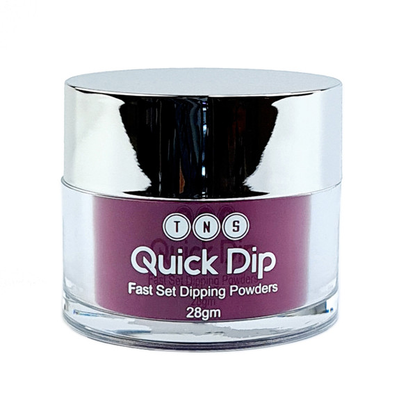 TNS Quick Dip Fast Setting Coloured Powder 28gm - Dark Burgundy Shimmer QD038