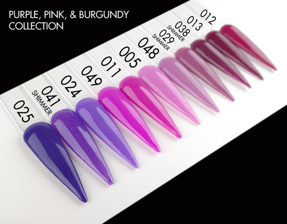TNS Quick Dip Fast Setting Coloured Powder 28gm. Orchid Purple QD049. Purple Nail Swatch Comparisons.