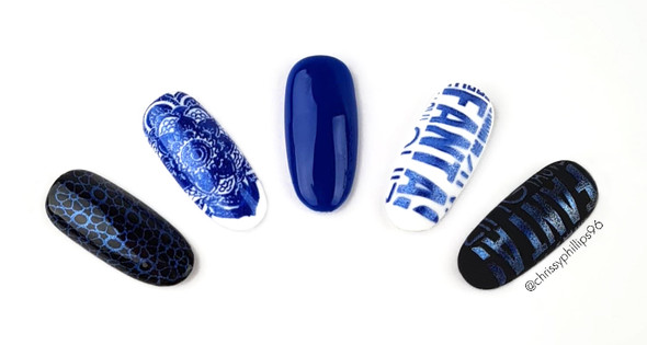 Pamper Plates Professional Stamping UV/LED Gel Paint 15ml  - PEARL NAVY