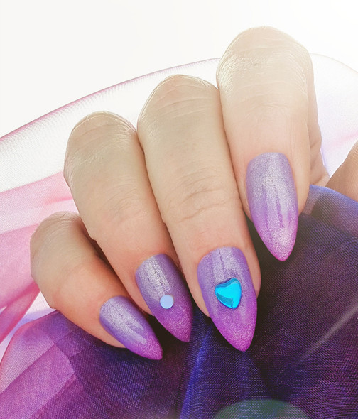 Natural Look Nude Short Water Drop Cusp Full Cover Press On Nail Tips (Bag of 528)