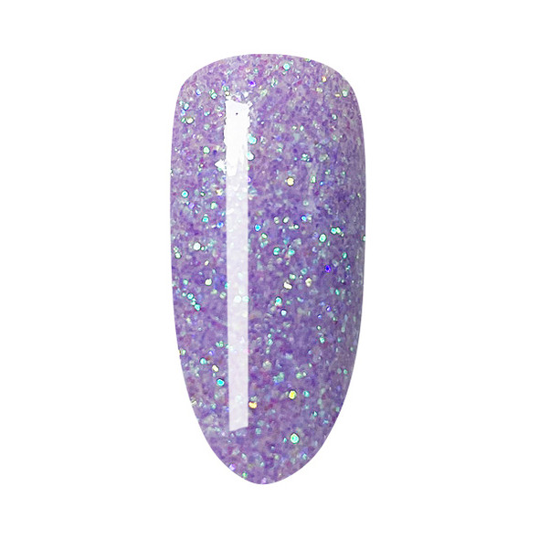 Purple Blue Glow Dip Powder QD084 (Purple & Blue Iridescent Glitter) 