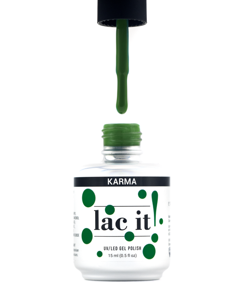 Lac It!™ Advanced Formula Gel Polish 15ml - Karma (Green)