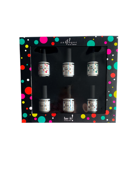 6PCS x Cocktail Party Lac It Gel Polish Collection (Boxed)