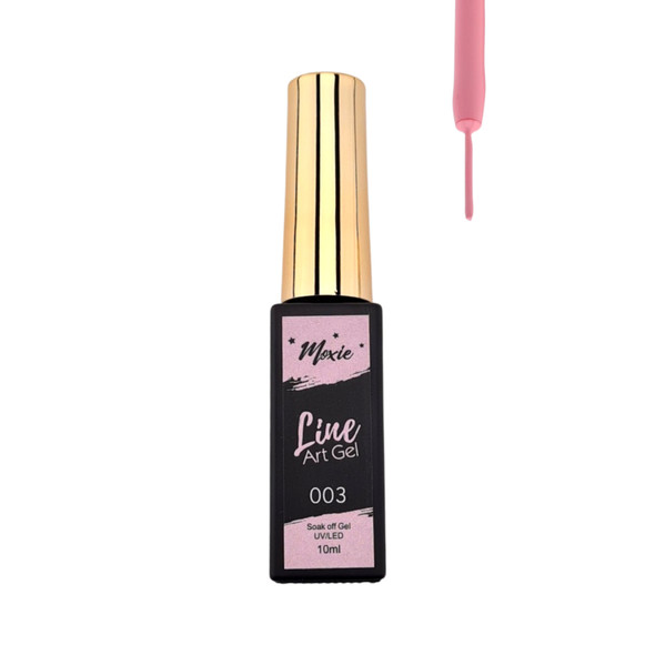Moxie Coloured UV/LED Line Nail Gels - Light Pink