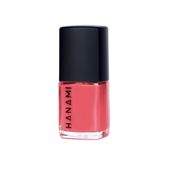 Hanami Nail Polish - Crave You 15ml colour is Rich pink, vegan and cruelty free, breathable and Australian made.