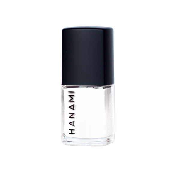 Hanami Nail Polish - Head In The Snow 15ml colour is Pure white, vegan and cruelty free, breathable and Australian made.
