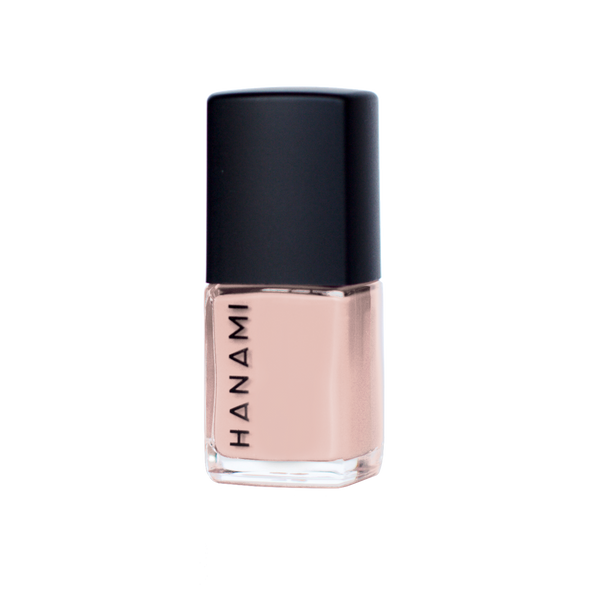 Hanami Nail Polish - Lovefool 15ml colour is Baby pink peach, vegan and cruelty free, breathable and Australian made.