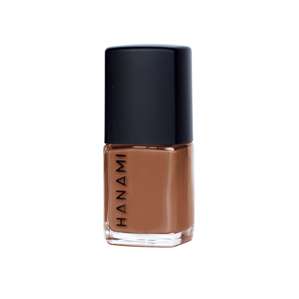Hanami Nail Polish - Rococo 15ml colour is Orange brown, vegan and cruelty free, breathable and Australian made.