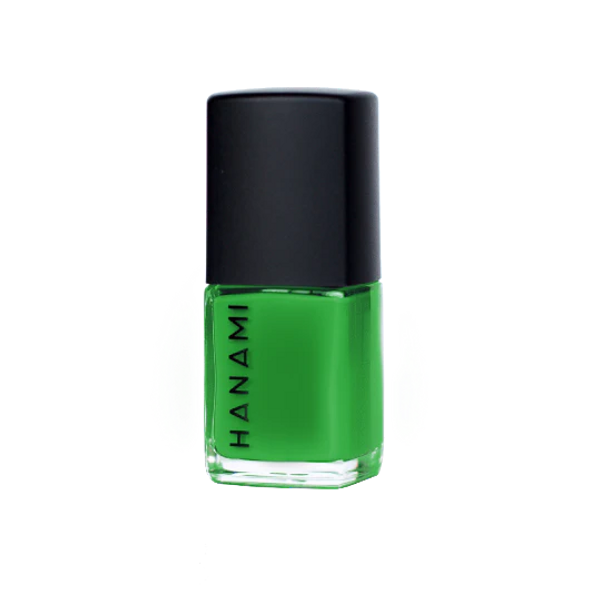 Hanami Nail Polish - Superego 15ml colour is Bright lime green, vegan and cruelty free, breathable and Australian made.