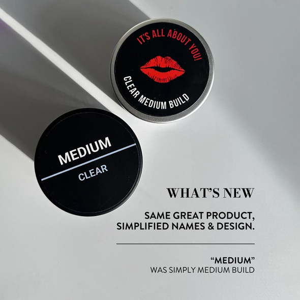 Medium Build Gel (Self-leveling) - Clear