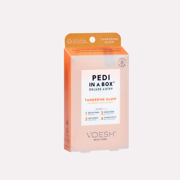 Voesh 4 Step Pedi-In-A-Box Tangerine Glow 