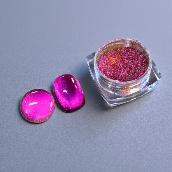 Moxie Magnetic Chrome Pigment Powder – Chameleon Gold & Pink