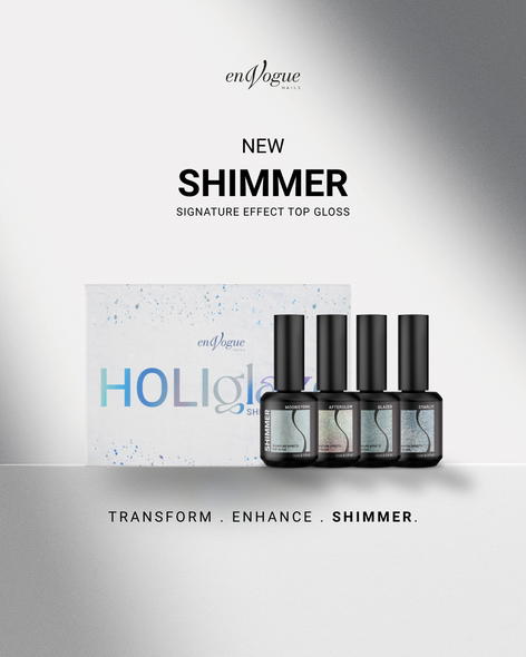 4PCS Lac It Holiglaze Shimmer Top Coat Kit