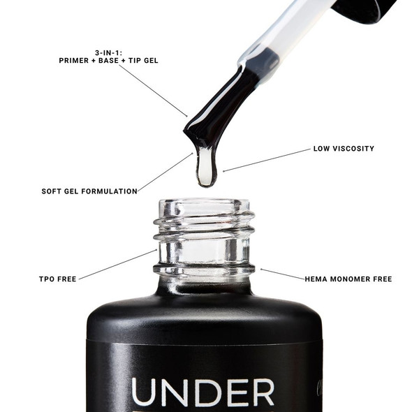 Under COVR Soft Gel Base 15ml -Tip Adhesive