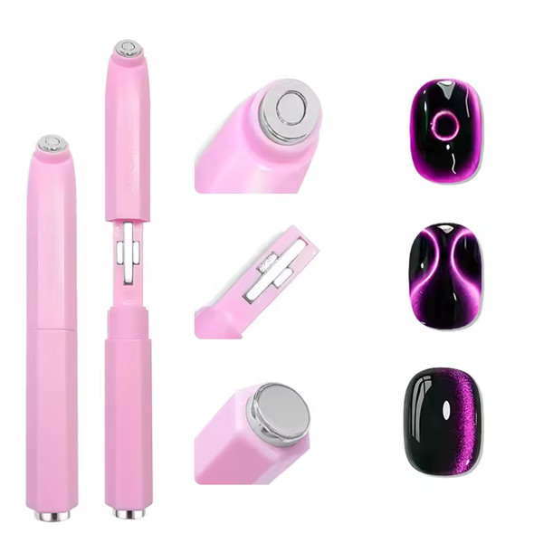 3-IN-1 Cat Magnet Pen – Pink