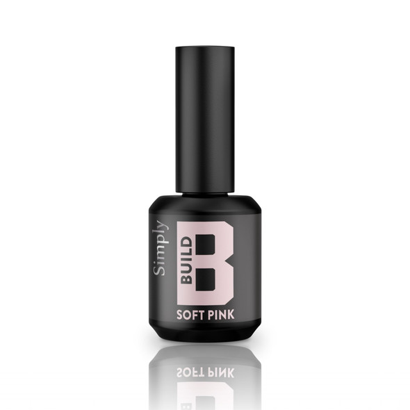 Simply Soft Pink Nail Gel (Builder In A Bottle) - 15ml Bottle