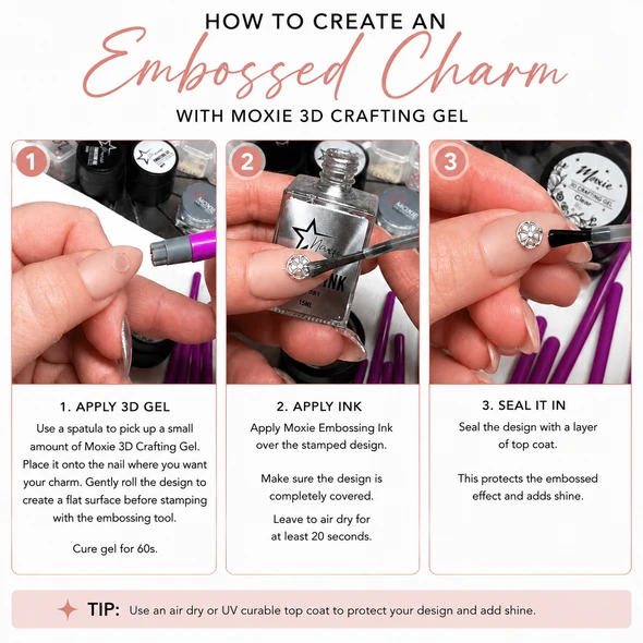 Tutorial for embossing a metal charm