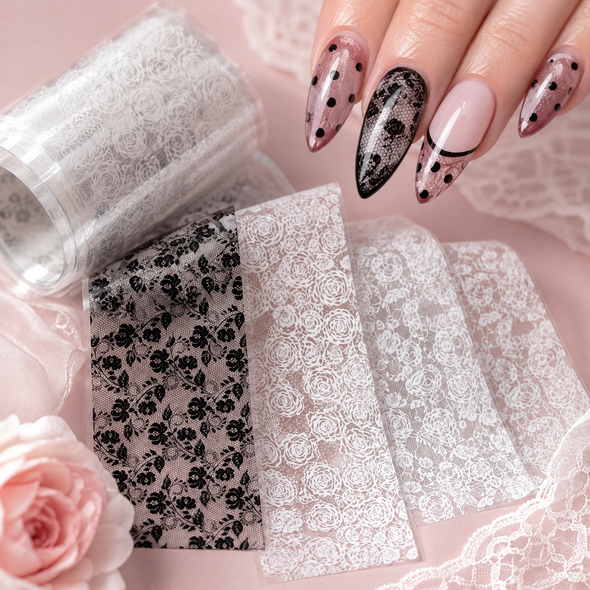 LACE NAIL ART TRANSFER FOILS