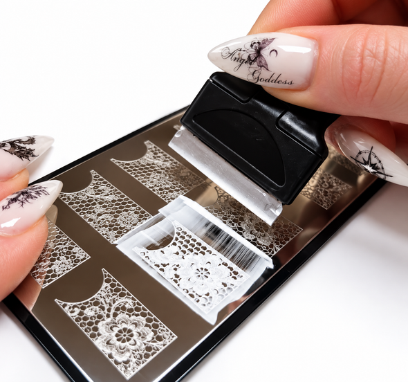Metal Nail Stamping Scraper