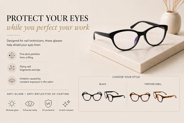 NAIL TECHNICIAN SAFETY GLASSES