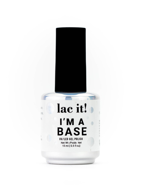 Lac It!™ Advanced Formula UV/LED Gel Polish - I'm A Base (15ml Bottle)