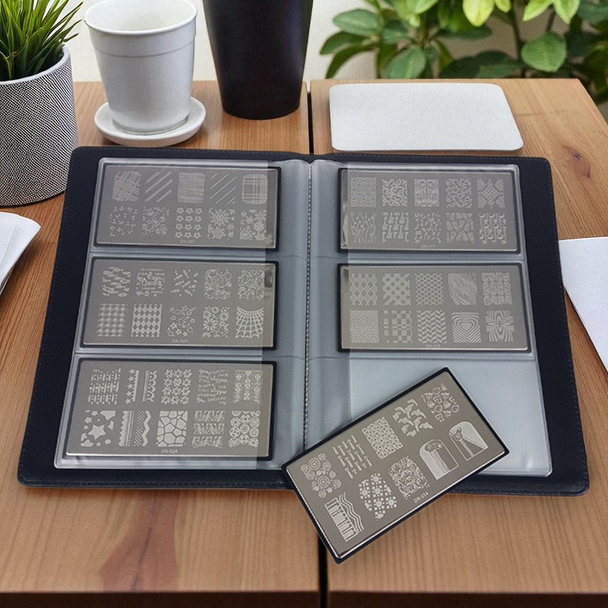 Pamper Plate Rectangular Stamping Album (10 Pages, 30 Sleeves)