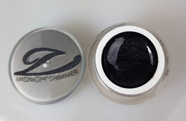 Simply Coloured Glitter UV/LED Nail Gel (Hard Gel) 5ml - Midnight Shimmer (Black)