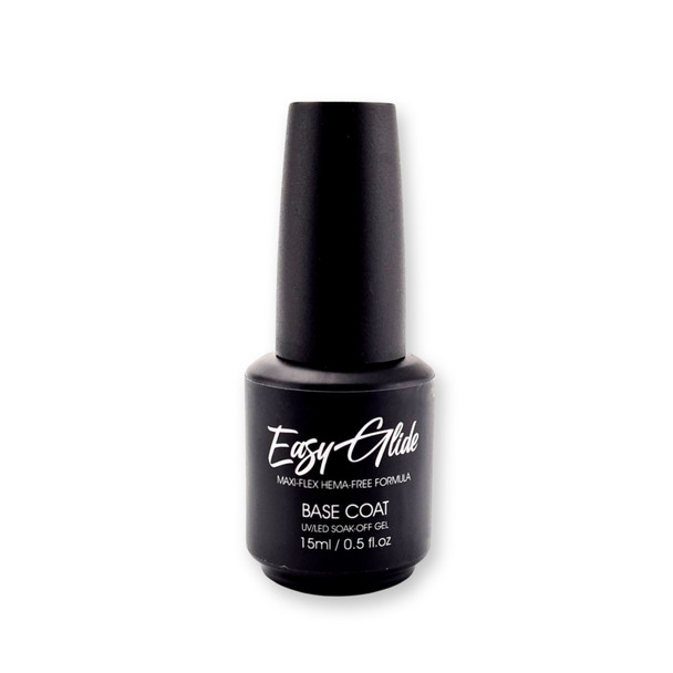 Easy Glide Soak-Off UV/LED Base Coat 15ml - MAXI-FLEX Rubber Base Coat!