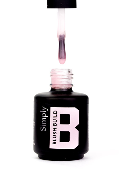 Simply Blush Build UV/LED Clear Top Coat Hard Gel (No Wipe!) - 15ml Bottle