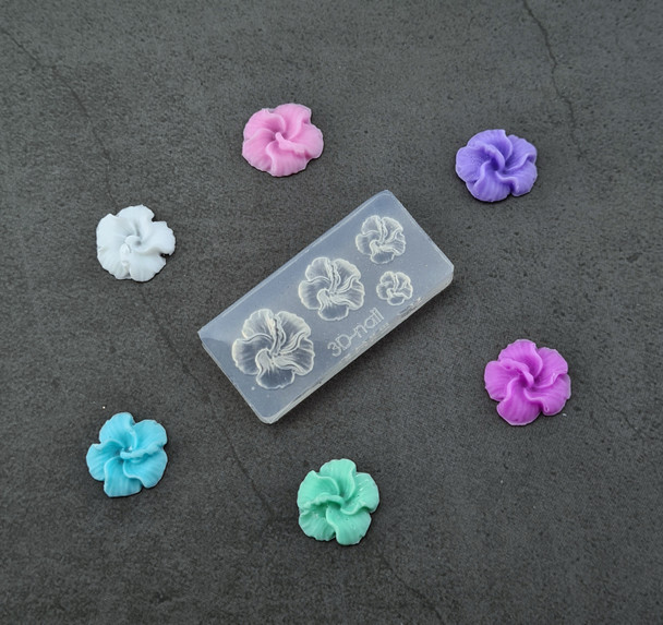 Moxie Silicone Nail Art Mold - 3D Nail Art Flowers (4 Sizes)