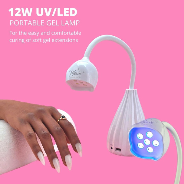 12W Moxie UV/LED Lotus Portable Gel Lamp - For Soft Gel Extensions!