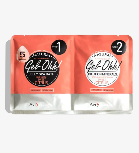 Avry Gel-Ohh! Jelly Spa 2-Step Pedi Bath (Sweet Citrus)