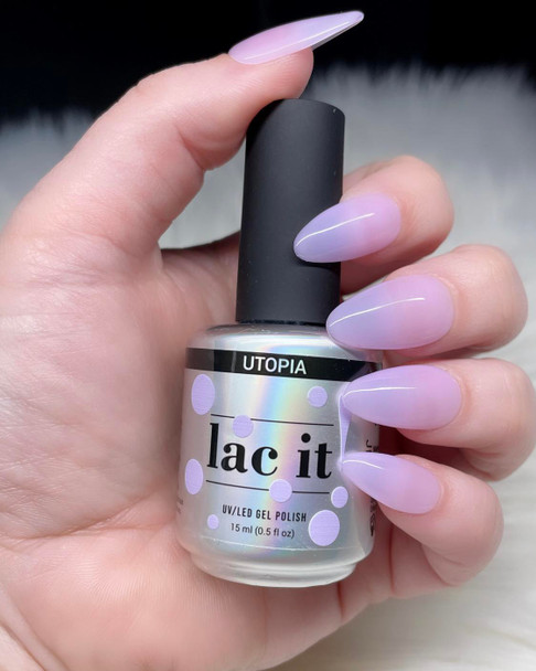 Lac It!™ Advanced Formula Gel Polish 15ml - Utopia (Head in The Clouds Collection)