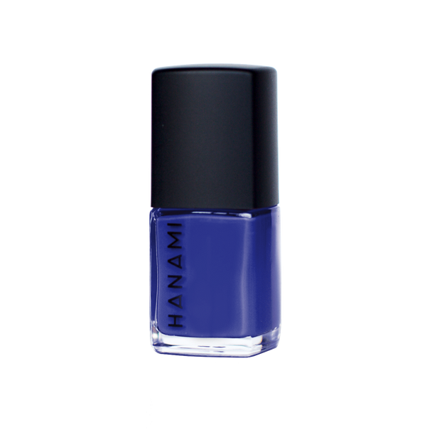 Hanami Nail Polish - Everlong 15ml colour is Brilliant royal blue, vegan and cruelty free, breathable and Australian made.