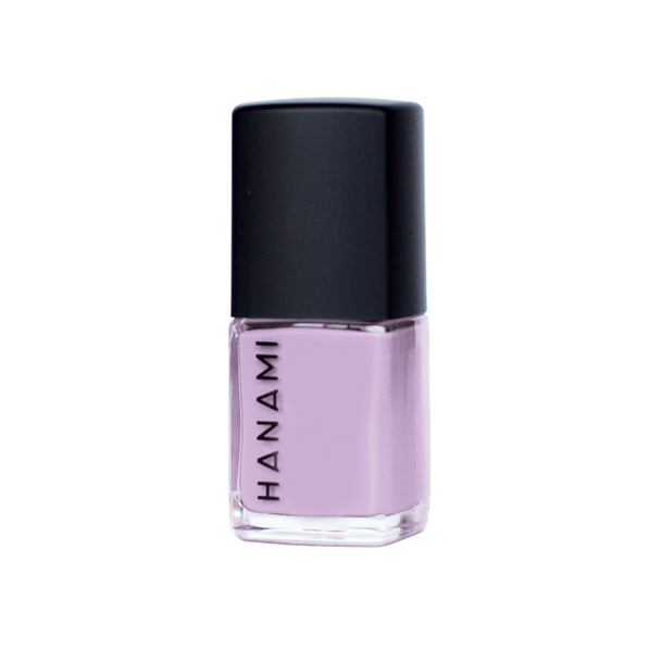 Hanami Nail Polish - Lorelai 15ml colour is Pastel purple, vegan and cruelty free, breathable and Australian made.