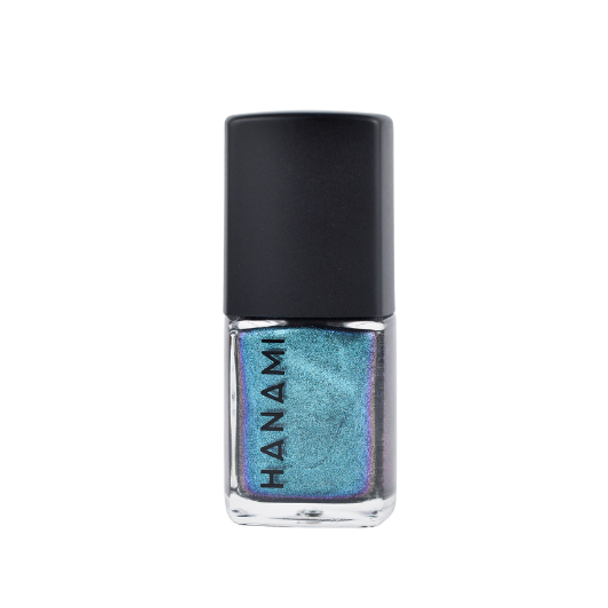 Hanami Nail Polish - Phenomena 15ml colour is Chameleon blue pink, vegan and cruelty free, breathable and Australian made.