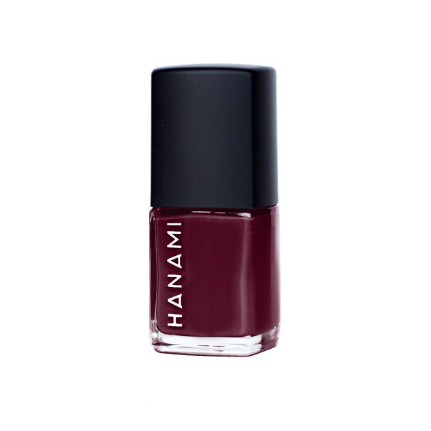 Hanami Nail Polish - Voodoo Woman 15ml colour is Brown red, vegan and cruelty free, breathable and Australian made.