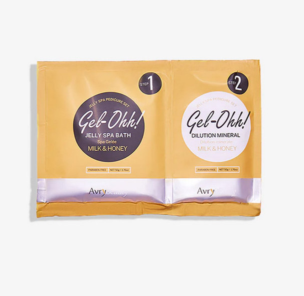 Avry Gel-Ohh! Jelly Spa 2-Step Pedi Bath (Milk & Honey)