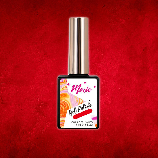 Moxie Red Gel Polish 15ml 