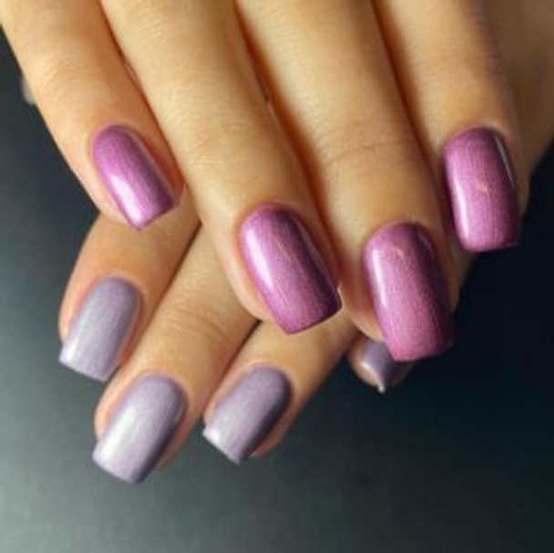Luxio Gel Polish - Chill 15ml A Shimmering Mauve  premium 100% pure gel, odourless, vegan, long lasting, HEMA-FREE, pro-only Coloured Gel Polish.
