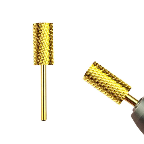 Master Cross-Cut Golden Carbide Large Barrel Bit (Coarse)