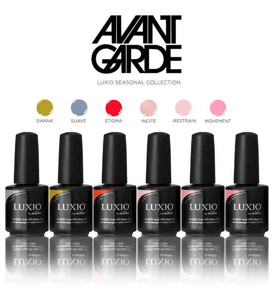 Luxio Gel Polish - Stigma 15ml A Fiery Orange/Coral Red  premium 100% pure gel, odourless, vegan, long lasting, HEMA-FREE, pro-only Coloured Gel Polish.