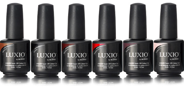 Luxio Gel Polish - Storm 15ml A Black Charcoal Grey  premium 100% pure gel, odourless, vegan, long lasting, HEMA-FREE, pro-only Coloured Gel Polish.