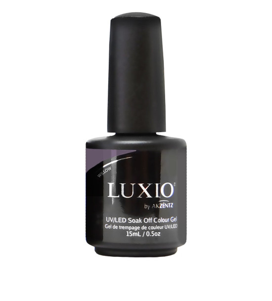 Luxio Gel Polish - Willow 15ml A Desaturated Purple  premium 100% pure gel, odourless, vegan, long lasting, HEMA-FREE, pro-only Coloured Gel Polish.