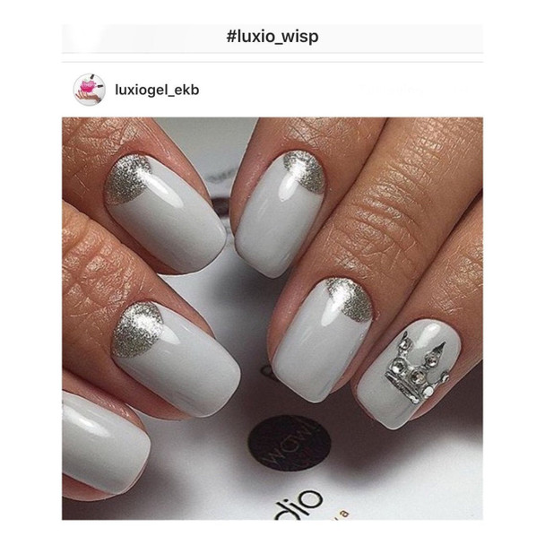 Luxio Gel Polish - Wisp 15ml A Light Grey  premium 100% pure gel, odourless, vegan, long lasting, HEMA-FREE, pro-only Coloured Gel Polish.