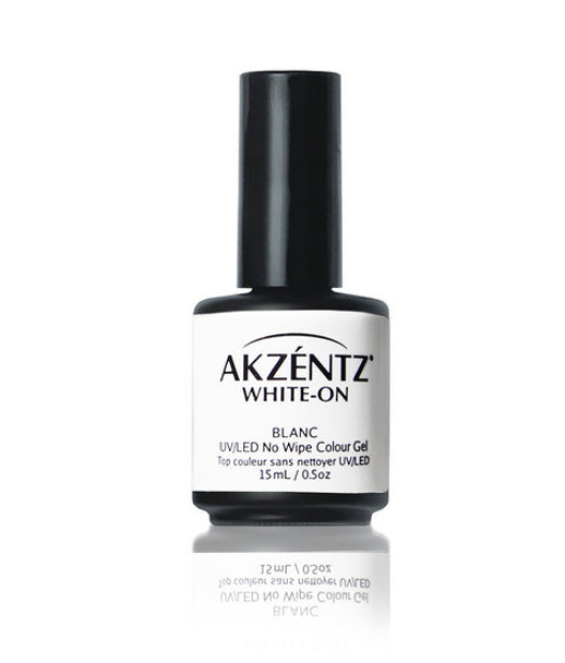 Akzentz WHITE-ON Gel Top Coat 15ml