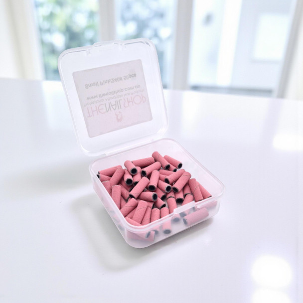 TNS Mini Pink Sanding Bands (3mm). Available in #80, #150 & #240 Grit